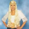 Long Hippie Wig With Headband (Blonde) -Classic Horror Store 21634