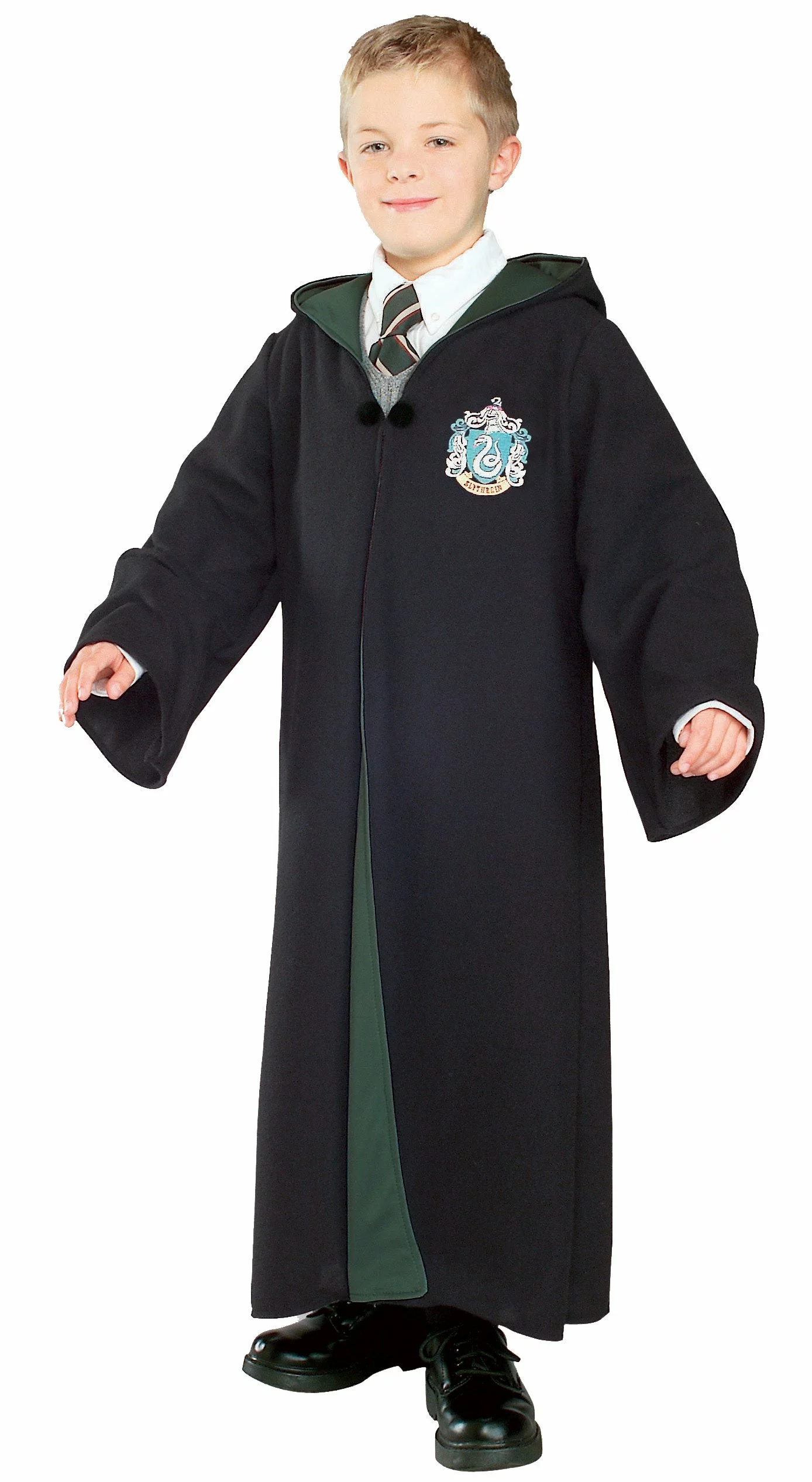 Harry Potter & The Half-Blood Prince Deluxe Slytherin Robe Child 3 Harry Potter & The Half-Blood Prince Deluxe Slytherin Robe Child