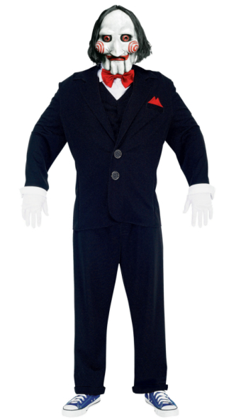 Saw - Jigsaw Puppet Economy Adult Costume 3 Saw - Jigsaw Puppet Economy Adult Costume