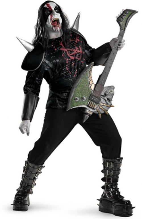 Metal Mayhem Plus Size Adult Costume 3 Metal Mayhem Plus Size Adult Costume