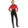 Star Trek Next Generation Red Jumpsuit Deluxe Adult Costume 2 Star Trek Next Generation Red Jumpsuit Deluxe Adult Costume -Classic Horror Store 60277