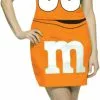 M&M Orange Tank Dress Adult Costume -Classic Horror Store 61727
