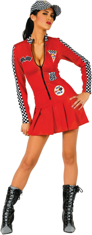 Racer Girl Adult Costume 3 Racer Girl Adult Costume