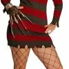A Nightmare On Elm Street - Miss Krueger Adult Plus Costume -Classic Horror Store 69243
