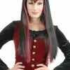 Gothic Vampira (Black/Red) Adult Wig -Classic Horror Store 69447