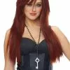 Sleek Red Deluxe Wig Adult -Classic Horror Store 69599
