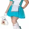 Enchanted Alice Plus Adult Costume 1 Enchanted Alice Plus Adult Costume -Classic Horror Store 800068