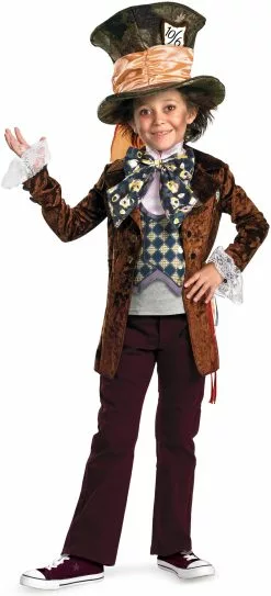 Alice In Wonderland Movie - Mad Hatter Child Costume
