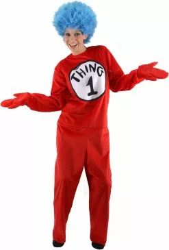 Dr. Seuss Thing 1 And 2 Adult Costume