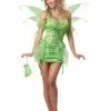 Green Tinkerbell Adult Plus Costume -Classic Horror Store 802069