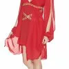 Goddess In Red Adult Plus Costume -Classic Horror Store 802253