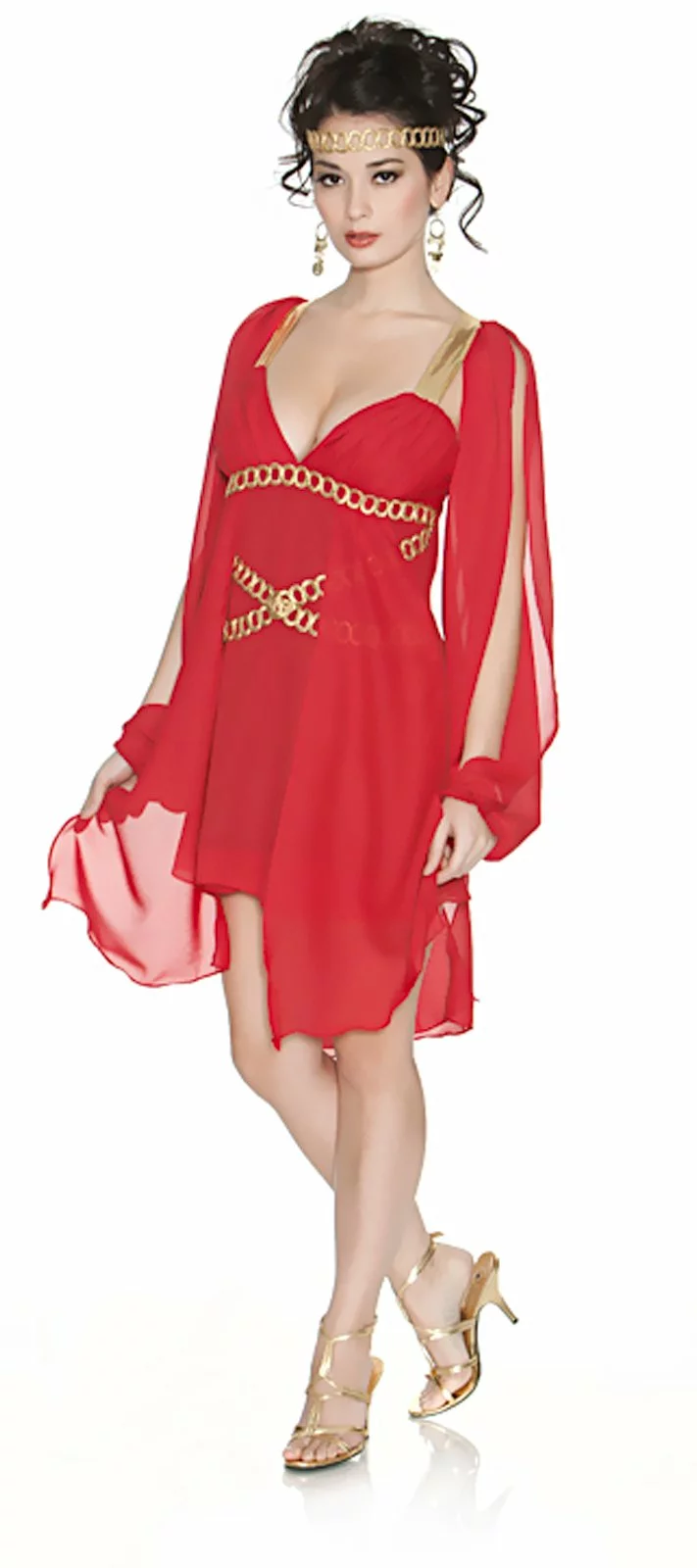 Goddess In Red Adult Plus Costume 3 Goddess In Red Adult Plus Costume