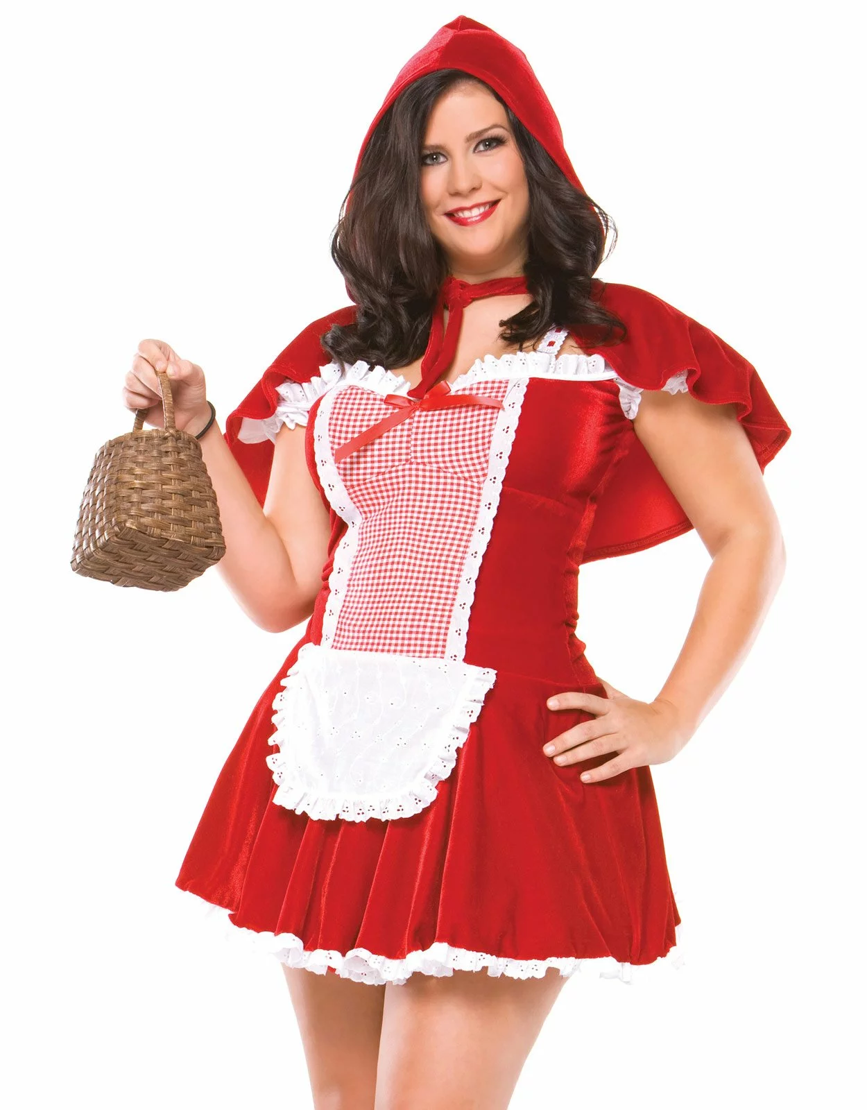 Sexy Red Riding Hood Adult Plus Costume 3 Sexy Red Riding Hood Adult Plus Costume