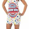 Charms Blow Pop Teardrop Dress Adult Costume 1 Charms Blow Pop Teardrop Dress Adult Costume -Classic Horror Store 803169