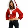 Sexy Red Christmas Hoodie Adult -Classic Horror Store 8758R