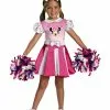 Disneys Minnie Mouse Cheerleader Girls Costume -Classic Horror Store DI26896