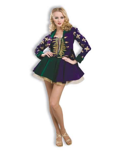 Mardi Gras Maiden Costume Adult 3 Mardi Gras Maiden Costume Adult