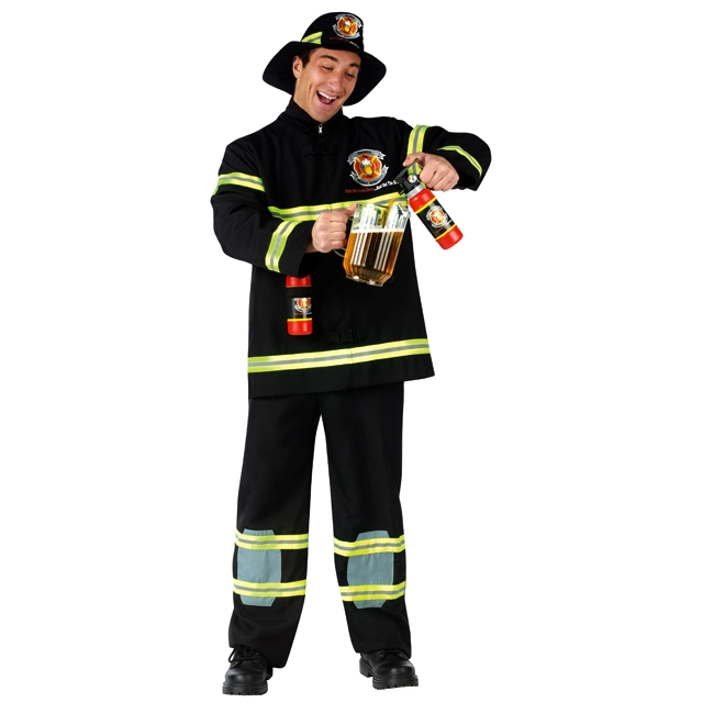 Fill'er Up Funny Firefighter Adult Costume 3 Fill'er Up Funny Firefighter Adult Costume