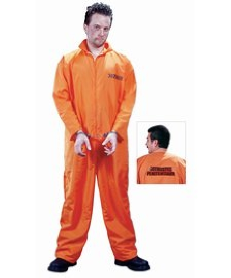 Got Busted Jumpsuit Adult Costume 3 Got Busted Jumpsuit Adult Costume