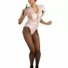 Sexy Rihanna Pink Bodysuit Womens Costume -Classic Horror Store R880360