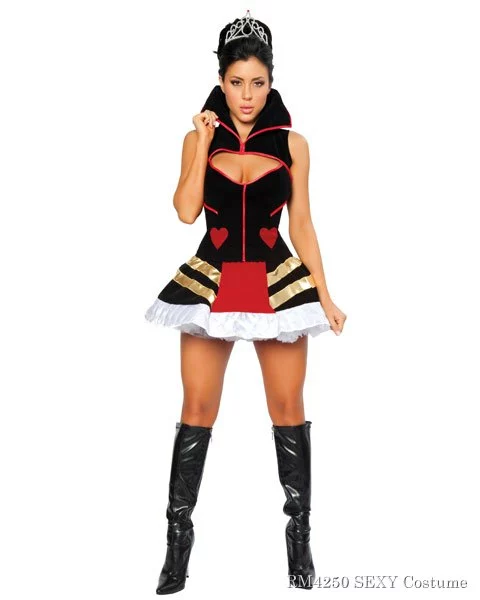 Sexy Queen Of Hearts Women's Costume 3 Sexy Queen Of Hearts Women's Costume