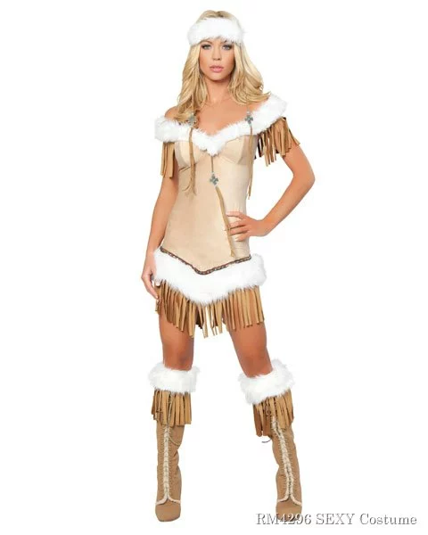 Sexy Indian Snow Princess Women's Costume 3 Sexy Indian Snow Princess Women's Costume