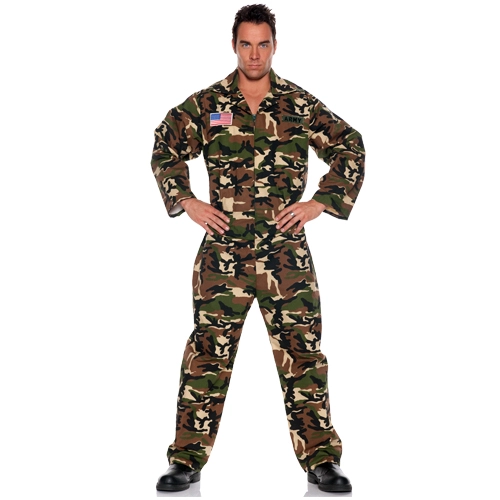 Army Jumpsuit Military Adult Costume 3 Army Jumpsuit Military Adult Costume