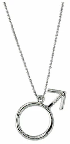 Male Symbol Necklace 3 Male Symbol Necklace