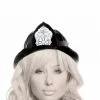 Black Fire Chief Hat -Classic Horror Store black firefighter hat