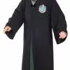 Child Deluxe Slytherin Robe 1 Child Deluxe Slytherin Robe -Classic Horror Store deluxe slytherin robe