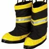 Kids Firefighter Boots 2 Kids Firefighter Boots -Classic Horror Store kids fire chief boots