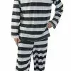 Men's Convict Costume -Classic Horror Store mens convict prisoner costume
