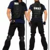 Mens SWAT Team Costume 1 Mens SWAT Team Costume -Classic Horror Store mens swat costume