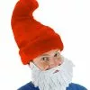 Red Little Blue People Hat -Classic Horror Store papa smurf hat beard