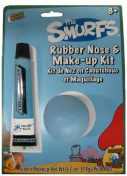 Smurf Nose And Makeup Kit