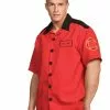 Fireman Shirt Adult Costume -Classic Horror Store ur29052fixaa